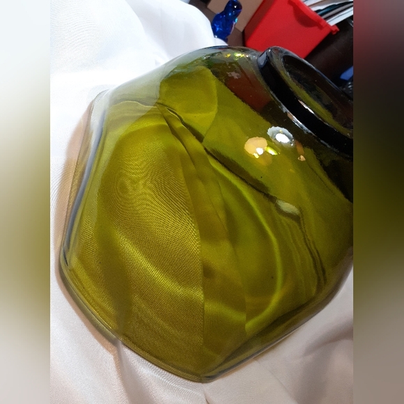 Mod Mid Century Avocado Green Bowl - Picture 5 of 10